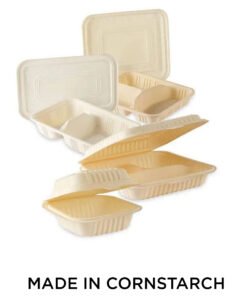 Cornstarch tableware