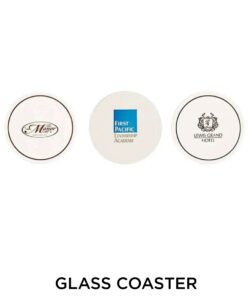 Glass coasters