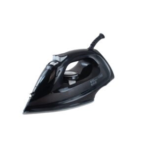 Steam iron, black