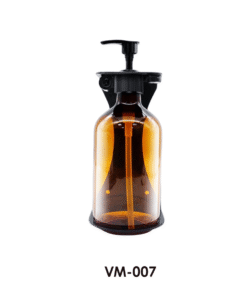 Pump bottle, amber
