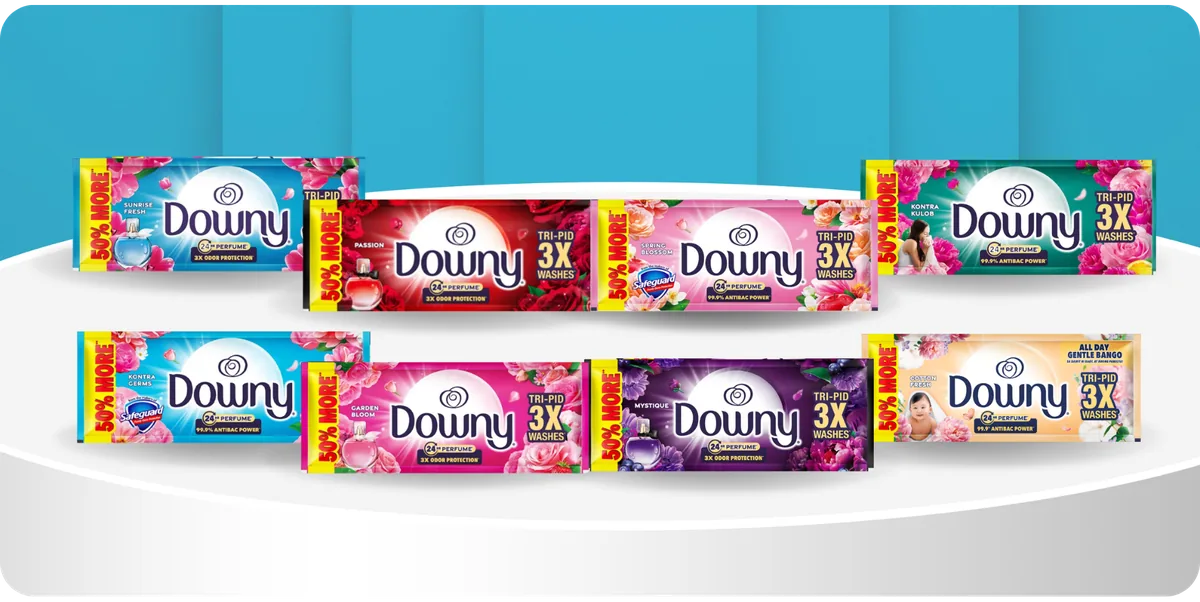 Downy fabric conditioner, sachet strips