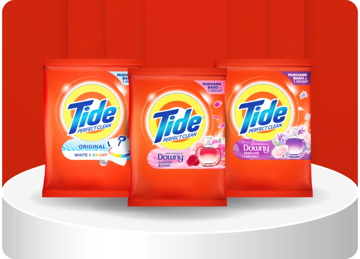 Tide powder detergent, bag