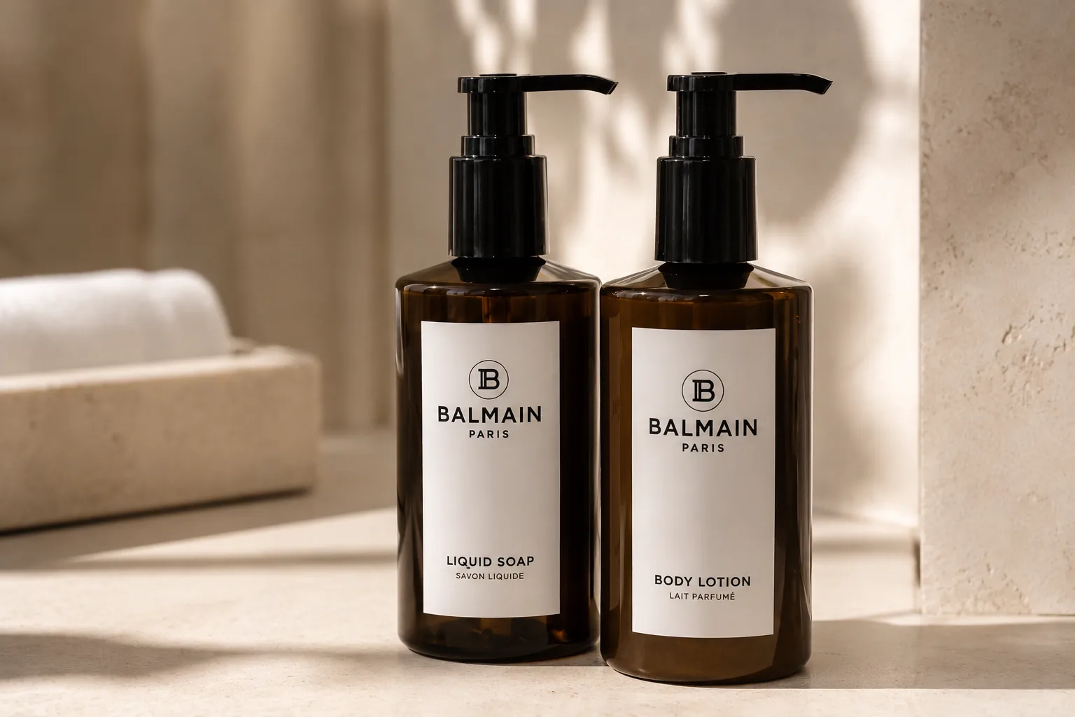 Premium branded hotel bath amenities supplied by Eastworld Sales Philippines