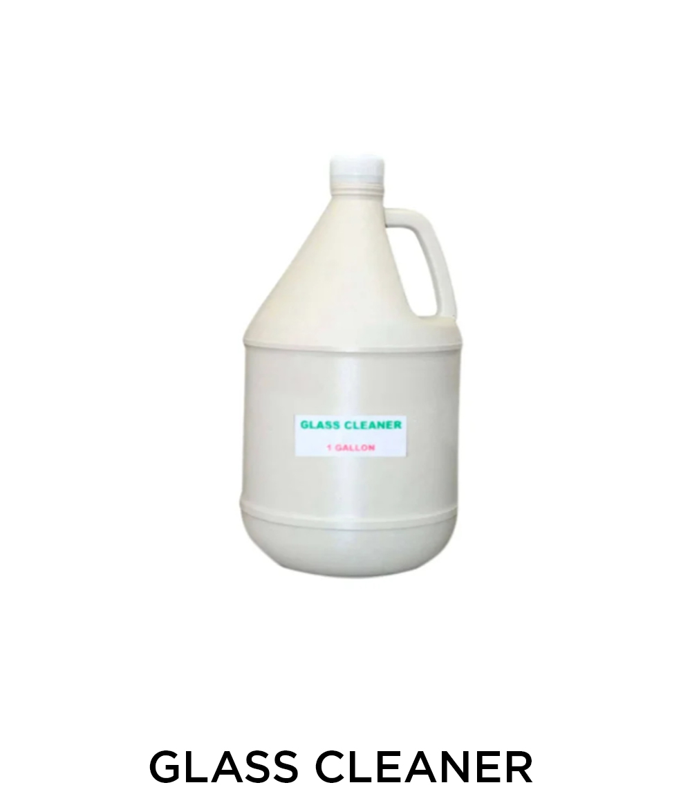 Gallon of glass cleaner